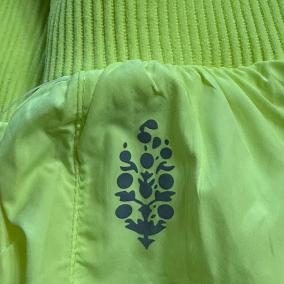 FP Movement Free People Shorts Sour Citrus Neon Yellow  NWT - Picture 5 of 6